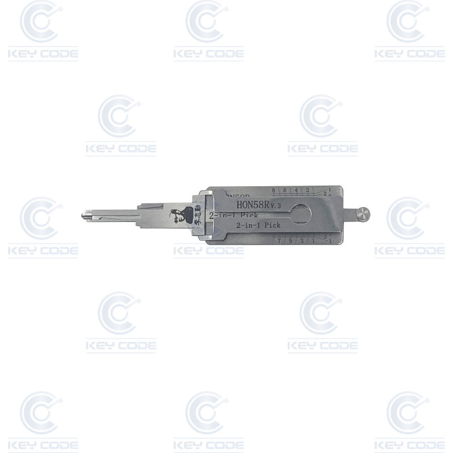 LISHI PICK 2 IN 1 HONDA, ISUZU HON58R+ IGNITION, DOOR, BOOT