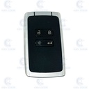 KEYLESS REMOTE CARD RNLT CLIO V, MEGANE IV, TALISMAN 4 BUTTONS (285974315R, 285973979R) NCF29A1M HITAG 128 BITS AES ID4A 433 MHZ FSK  (WHITE) - ORIGINAL - 