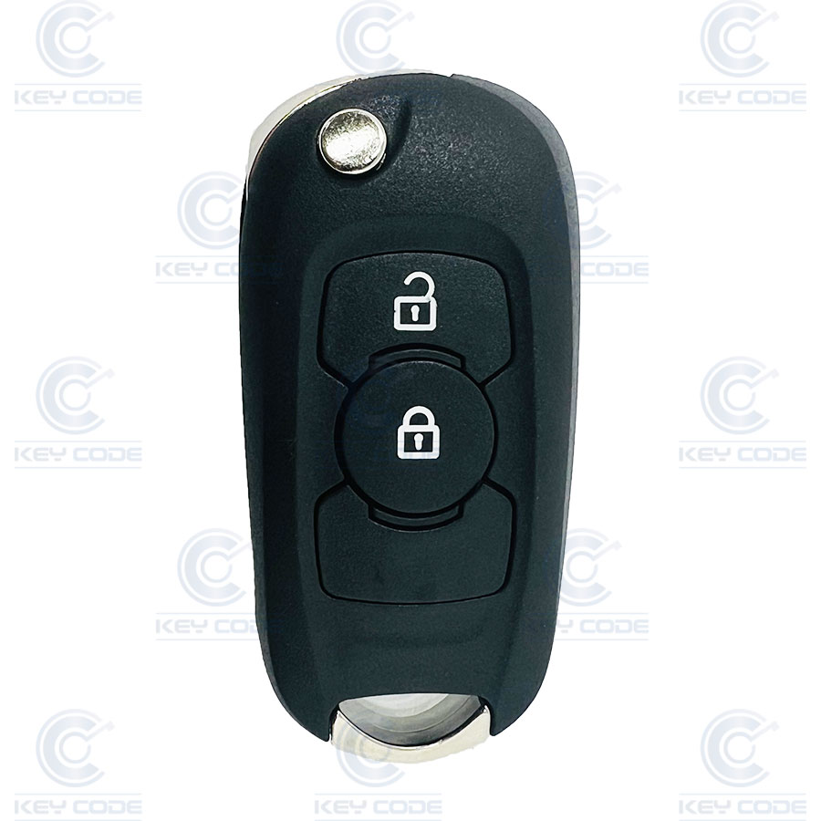 COQUE TÉLÉCOMMANDE PLIABLE OPEL ASTRA K 2 BOUTONS PROFIL Z