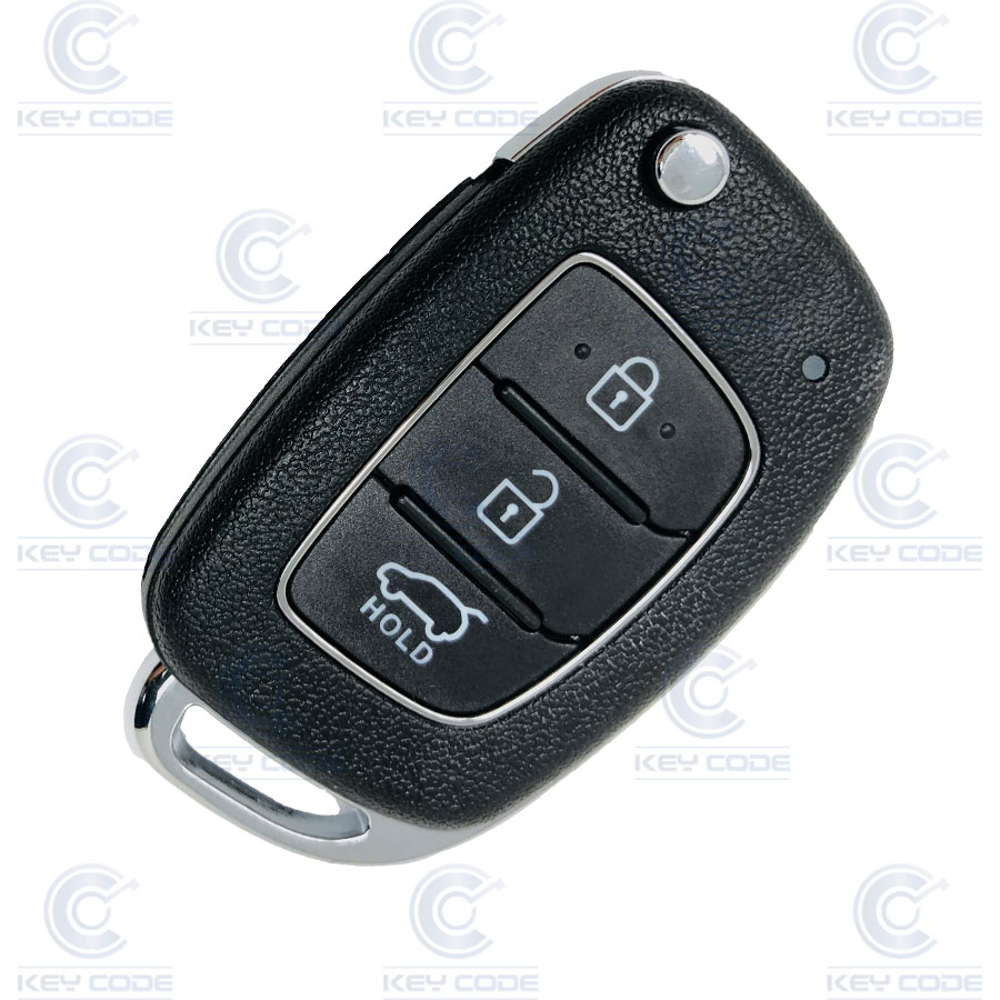 MANDO PLEGABLE HYUNDAI 3 BOTONES PARA IX20 (2015+)(95430-1K500, 954301K500) TEXAS CRYPTO 40 / 80 BITS DST+ ID6D - 60 433 Mhz FSK - ORIGINAL -
