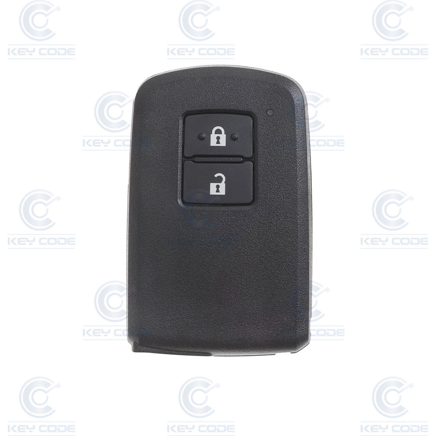 TELECOMMANDE AVEC 2 BOUTONS POUR TOYOTA AURIS (2012-2015), YARIS (2012-2017) (899040D130, 8990442130) 8A 433 MHZ - ORIGINALE -