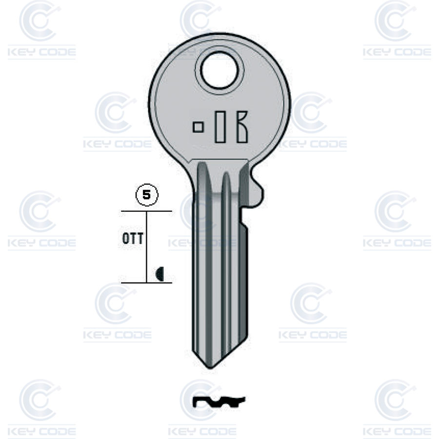 CLÉ KEYLINE LAPERCHE LR10 (LH42, LAP-96D)
