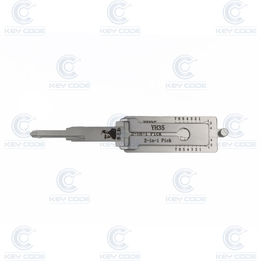 GANZUA LISHI 2 EN 1 YH35 MOTOCICLETA YAMAHA / ANTIREFLEJO