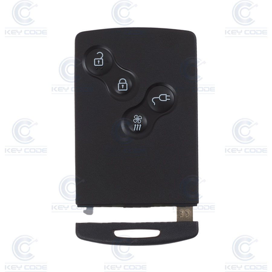 4-BUTTON KEYLESS SMART CARD FOR RENAULT ZOE ELECTRIC PCF7952 ID46 (285973302R) 433 MHz