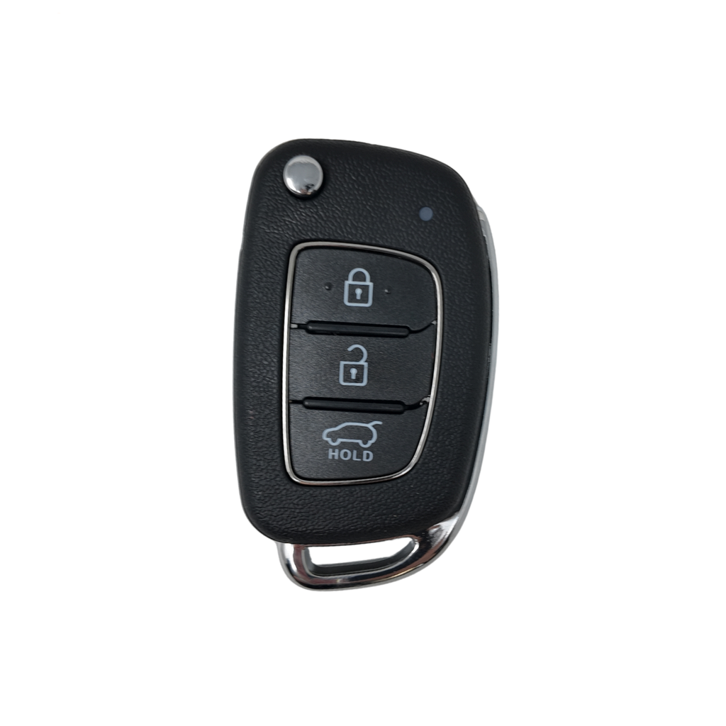 HYUNDAI FLIP REMOTE FOR BAYON, I20 (2021), I20 III 3 BUTTONS (95430-Q0000) CRYPTO 128 BITS AES 433MHZ FSK - ORIGINAL -