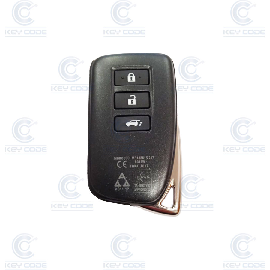 MANDO 3 BOTONES PARA LEXUS NX (8990478791) CRYPTO 128 BITS AES 433 Mhz FSK - ORIGINAL