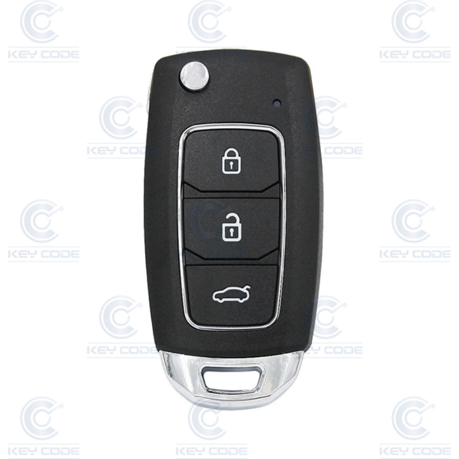 TELECOMMANDE KEYDIY UNIVERSEILLE PLIABLE 3 BOUTONS FORMAT HYUNDAI - NB28