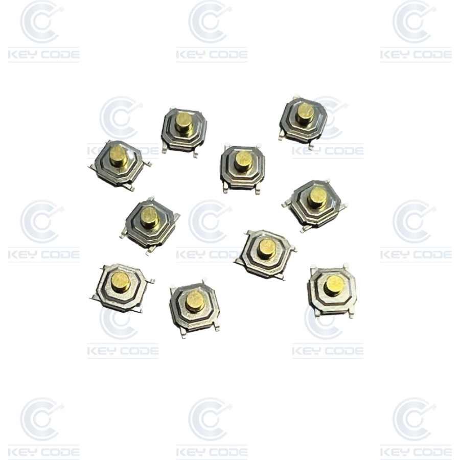 PULSADOR 4 PATILLAS (5,2 x 5,2 x 2,5)