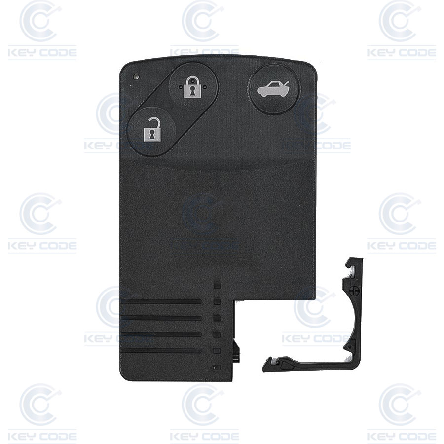 TARJETA MAZDA 3 (2006 - 2009) DE 3 BOTONES (BRYH675RYB) SIN TRANSPONDER 433 Mhz - ORIGINAL 