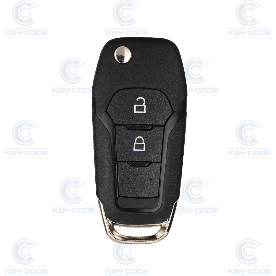 CARCASA DE MANDO PLEGABLE DE 2 BOTONES DE FORD MONDEO, RANGER Y ECOSPORT  HU101 