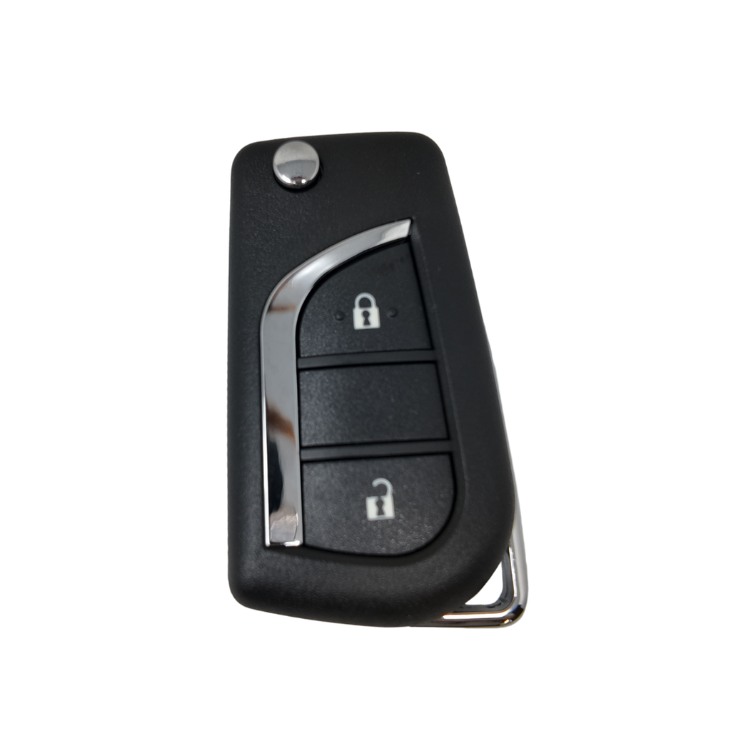 CARCASA MANDO PLEGABLE TOYOTA 2 BOTONES (TOY48) 