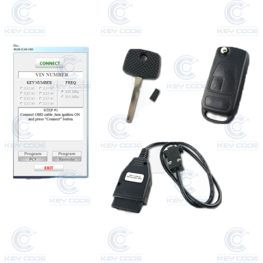 W168 W414 SCAN OBDII LICENSE FOR MBE KR55 (HARDWARE INLCUDED)