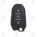 PSA DS7 KEYLESS REMOTE 3 BUTTONS (98244469KY) HITAG 128 BITS AES ID4A PCF7953M 433MHZ ASK - ORIGINAL -