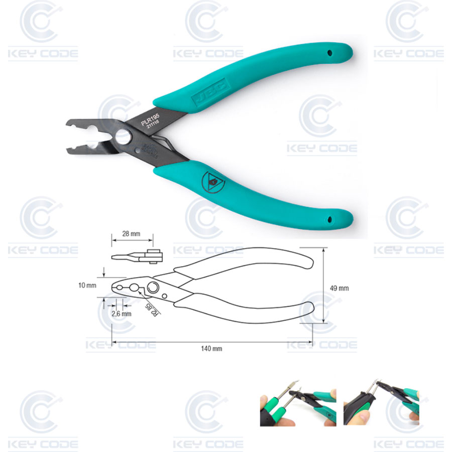 JBC PLR195 LOCK PICK/REMOVAL PLIERS