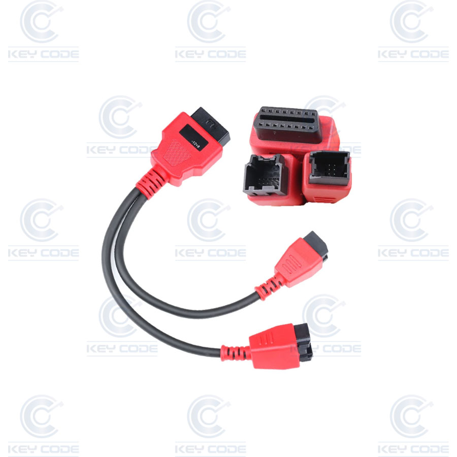 CABLE ADAPTADOR AUTEL FCA 12 + 8 PINES PARA FIAT,  CHRYSLER Y DODGE
