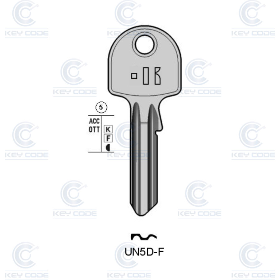 CLE UNIVERSELLE KEYLINE UN5D-F (UL050, U-5D)