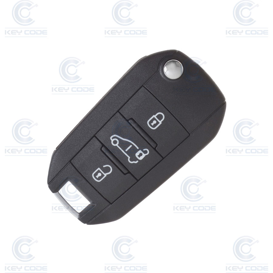 TELECOMMANDE PLIABLE 3 BOUTONS TOYOTA POUR PROACE (SU001A5727) HITAG 128 BITS AES ID4A NCF 2960M 433 MHZ FSK - ORIGINALE - 
