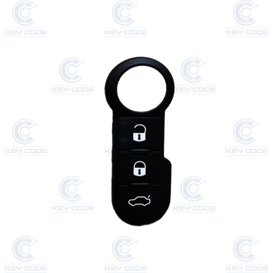 FIAT 3 BUTTON PUSH BUTTON (BLANK ICONS)