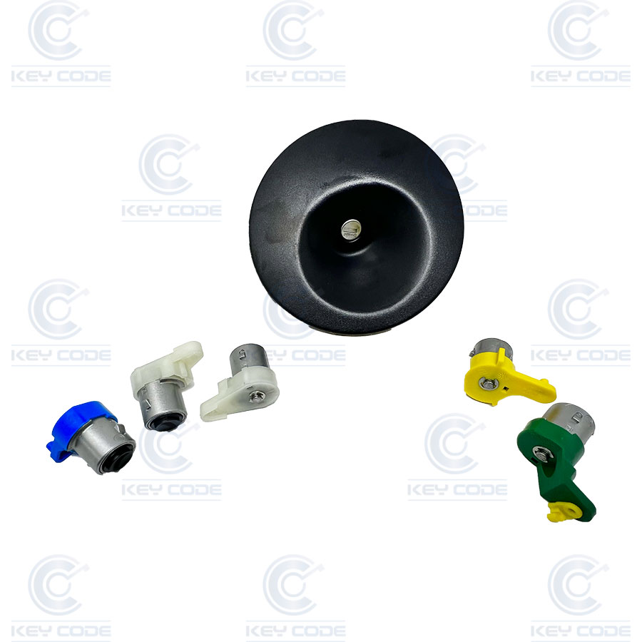 JOGO DE FECHADURAS RENAULT-DACIA HU179 (ARRANQUE CURVO, PORTA, MALOTE) 806016453R - ORIGINAL