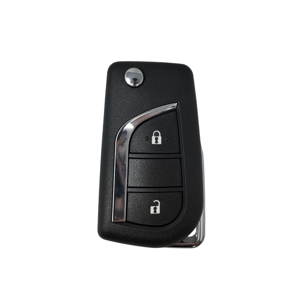 COQUE TELECOMMANDE PLIABLE TOYOTA 2 BOUTONS (TOY51)  