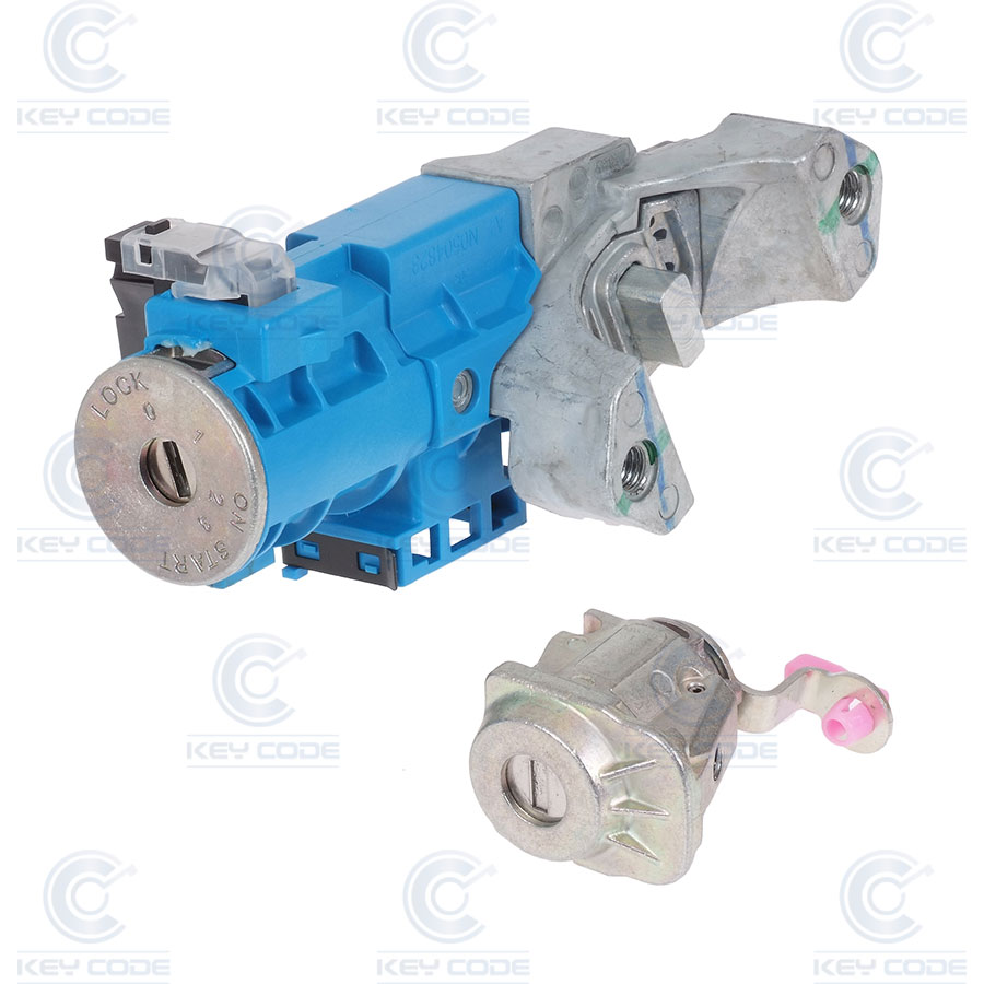 JUEGO DE CERRADURAS NISSAN QASHQAI II (TELEMANDOS, ARRANQUE, PUERTA IZQUIERDA) NSN14 (998104EL2D, D87004EA1A) - ORIGINAL -  