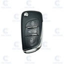 CARCASA PSA DE MANDO PLEGABLE 3 BOTONES HU83 (PILA EN CIRCUITO)