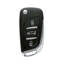 CARCASA PSA DE MANDO PLEGABLE 3 BOTONES VA2 (PILA EN CIRCUITO)