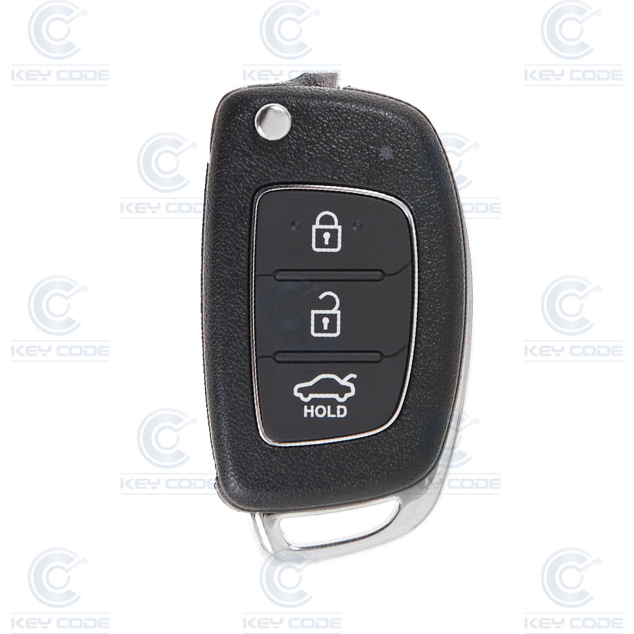 MANDO PLEGABLE HYUNDAI DE 3 BOTONES PARA I40 (2015) (954303Z522) CRYPTO 40180 ID6D-60  433 MHZ FSK - ORIGINAL - 