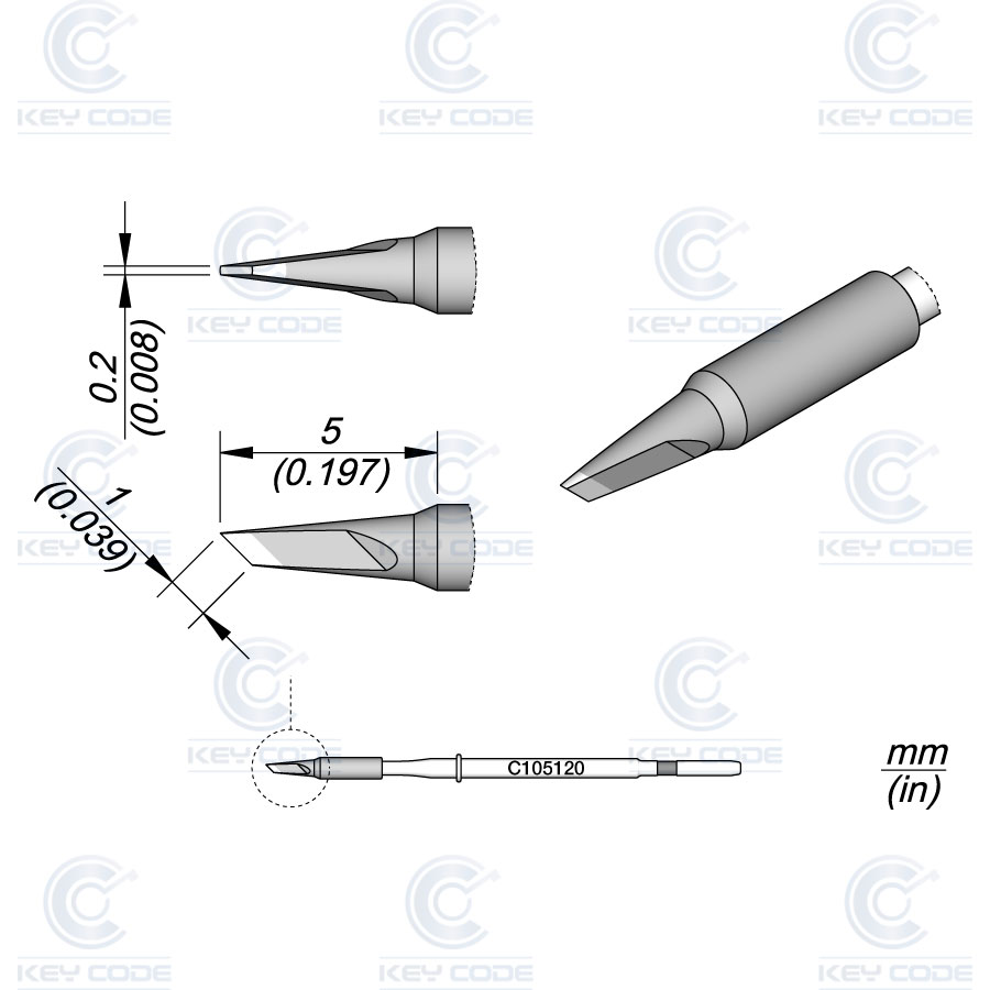 CARTUCHO C105120 JBC  1 x 0,2 PARA NT105