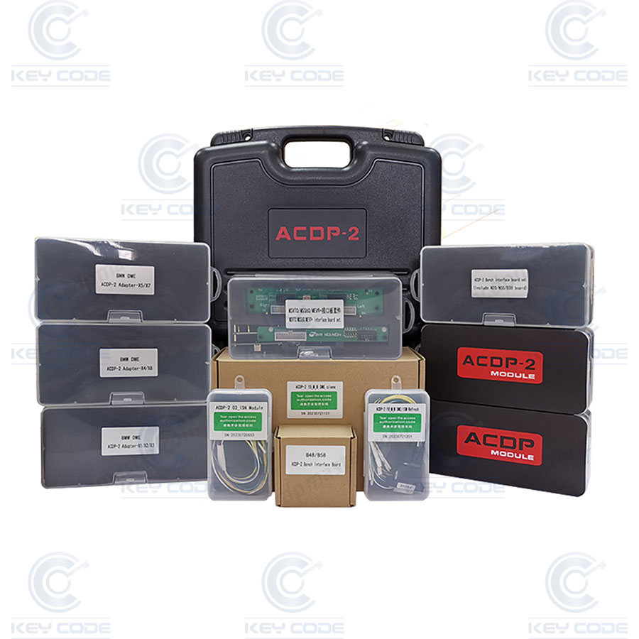 [ACDP2-DME-ECU-CLONAGE] ACDP 2 PACK DME ECU CLONAGE (MINI ACDP 2 + MODULOS 3, 8, 15, 18 27 + 12 ADAPTADORES PARA BMW, MERCEDES BENZ) 