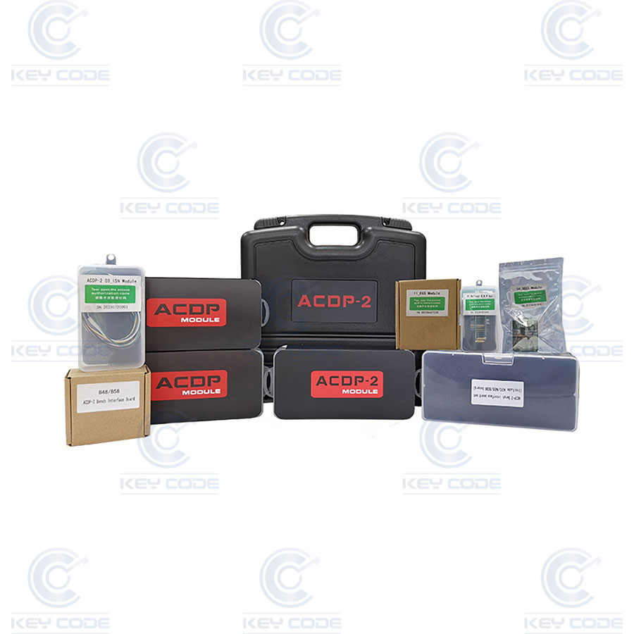 PROGRAMADOR ACDP2 BMW FULL (HARDWARE + CAS module + FEM / BDC module + ISN module + 35XX module + REFRESH BMW KEY module + FRM module +  EGS module + B48 Board + N20/N55/B38 Board set) 