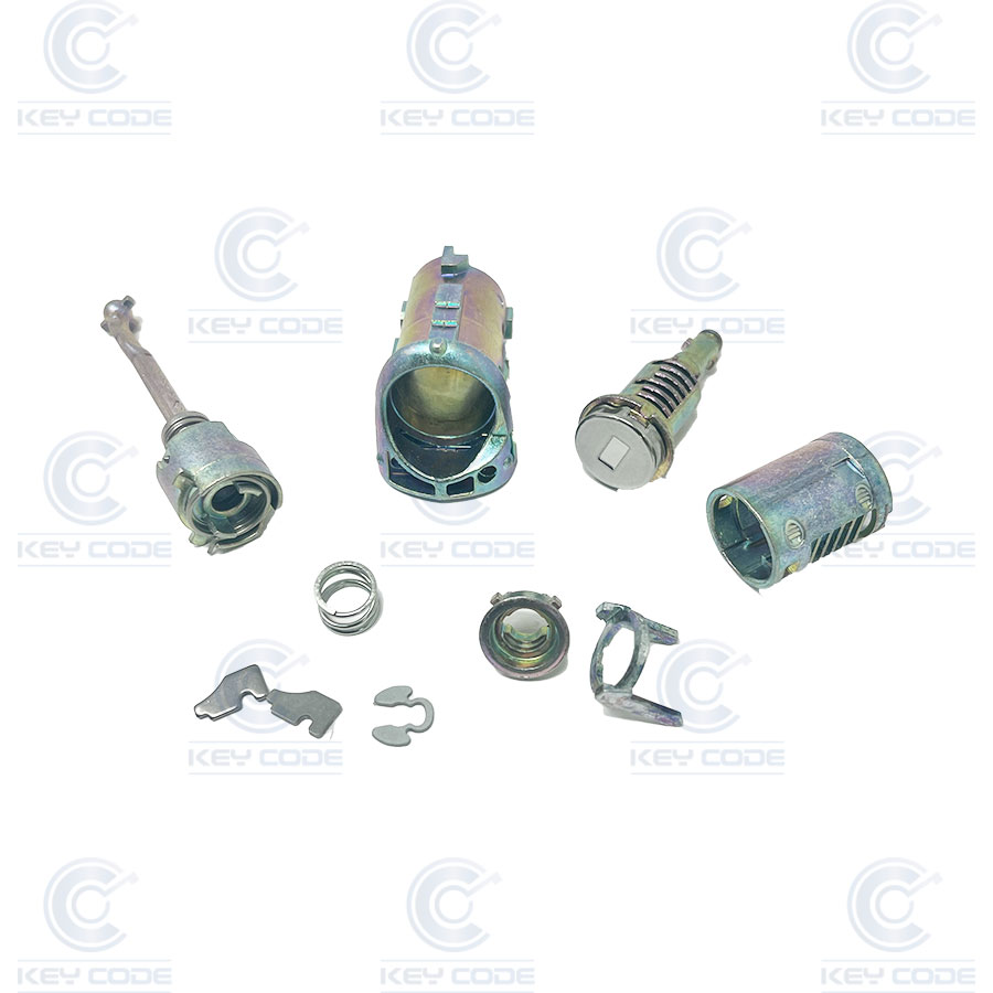  RNLT  LAGUNA III UNASSEMBLED LEFT DOOR LOCK (7701209746) CARD VA6 EMERGENCY KEY BLADE- ORIGINAL  