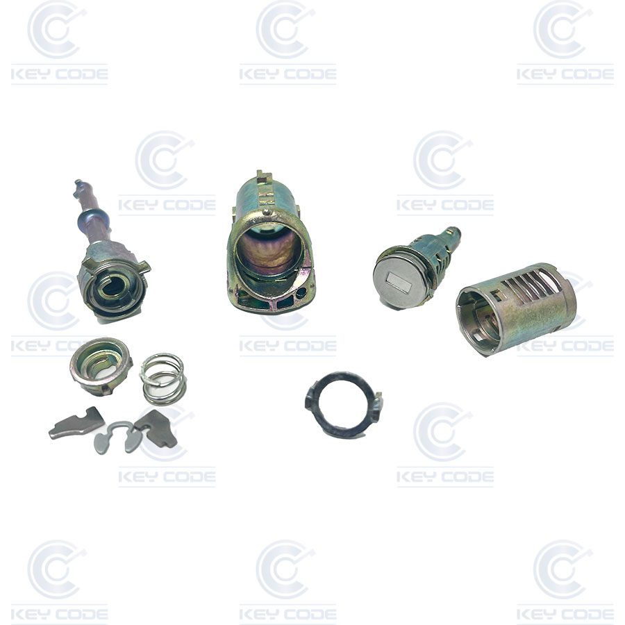  RNLT  LAGUNA III COUPÉ UNASSEMBLED LEFT DOOR LOCK  (7701210093) CARD VA6 EMERGENCY KEY BLADE- ORIGINAL  