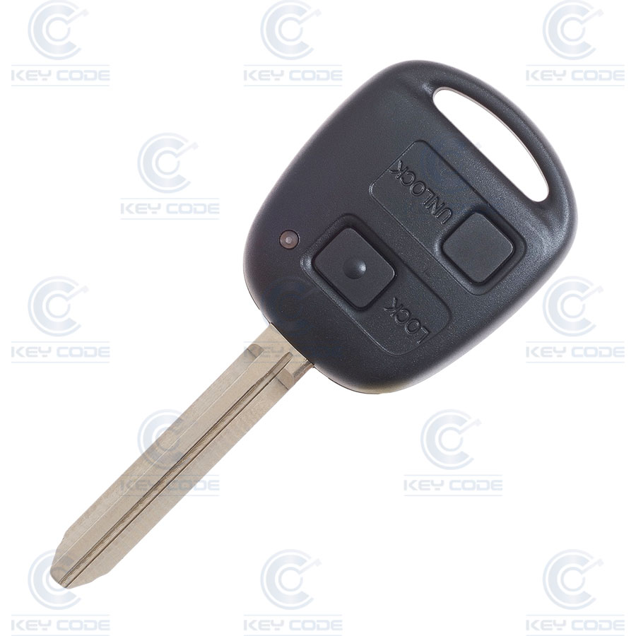 TOYOTA REMOTE 2 BUTTONS FOR LAND CRUISER 90 (8907060362) TEXAS 4C 433 Mhz ASK - ORIGINAL - 