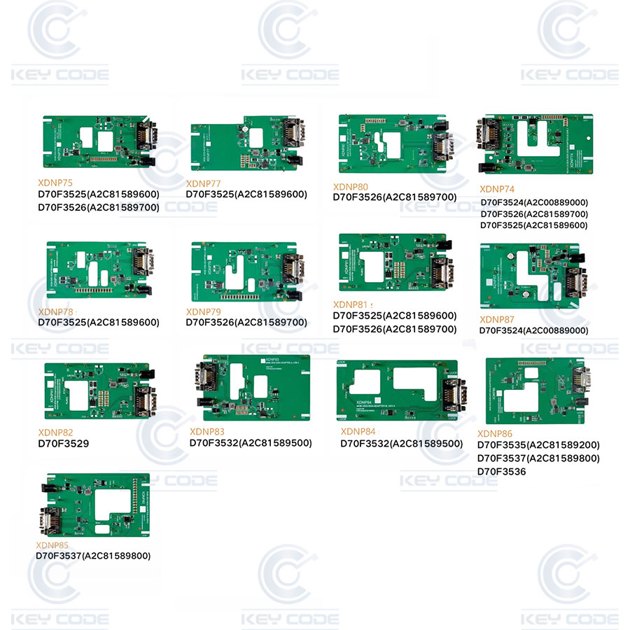 ADAPTATEURS XHORSE XDNPM3GL MQB48 SANS DESSOUDER POUR VVDI PROG, MULTI PROG ET VVDI KEY TOOL PLUS