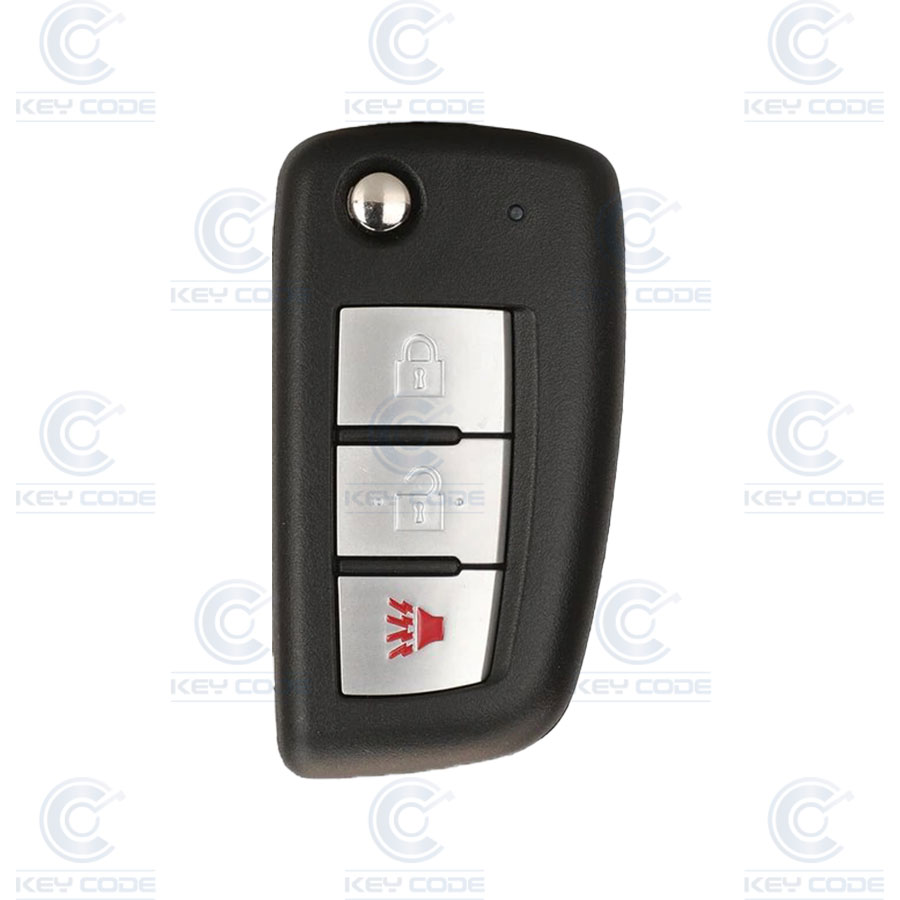 TELECOMMANDE PLIABLE AVEC 3 BOUTONS POUR QASHQAI J11 (2013-2016) ET PULSAR C13 (2014-2016) - ORIGINALE - 