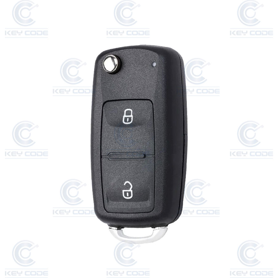 REMOTE KEY WITH 2 BUTTONS FOR VW AMAORK AND TRANSPORTER (7E0959753AD) ID48 - ORIGINAL - 