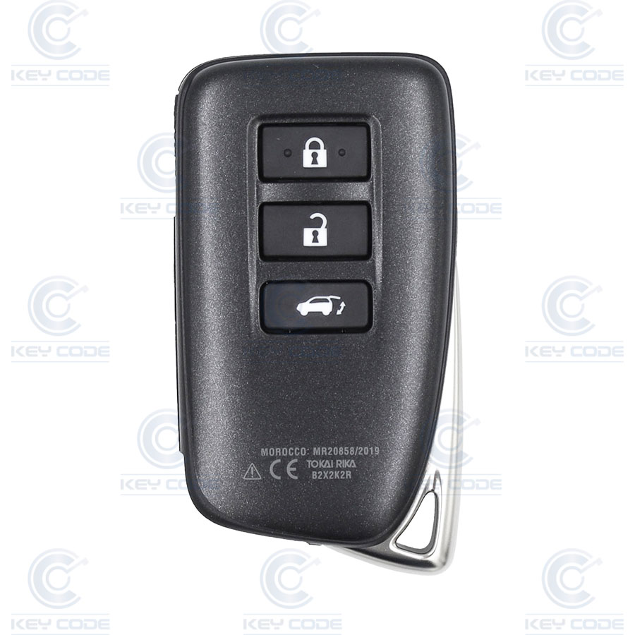 COMANDO INTELIGENTE LEXUS 3 BOTÕES RX350 (2016-2020) (89904-48L01, 8990448L01) CRYPTO 128 BITS AES 433 MHZ FSK - ORIGINAL - 