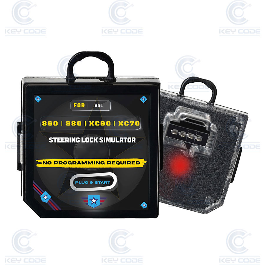 VOLVO S60, S80, XC60 ESL ELV SCL STEERING LOCK EMULATOR (PLUG AND PLAY)
