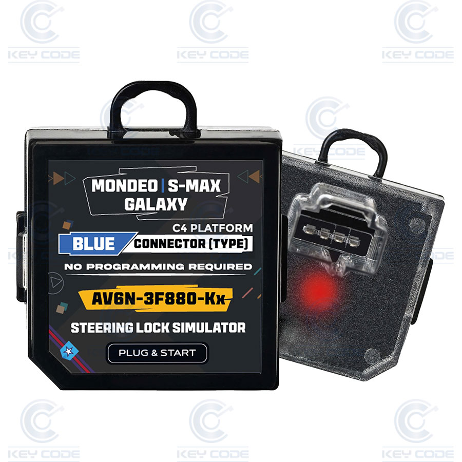 ÉMULATEUR DE BLOQUEUR DE DIRECTION FORD MONDEO, S-MAX, GALAXY (AV6N-3F880-KX)