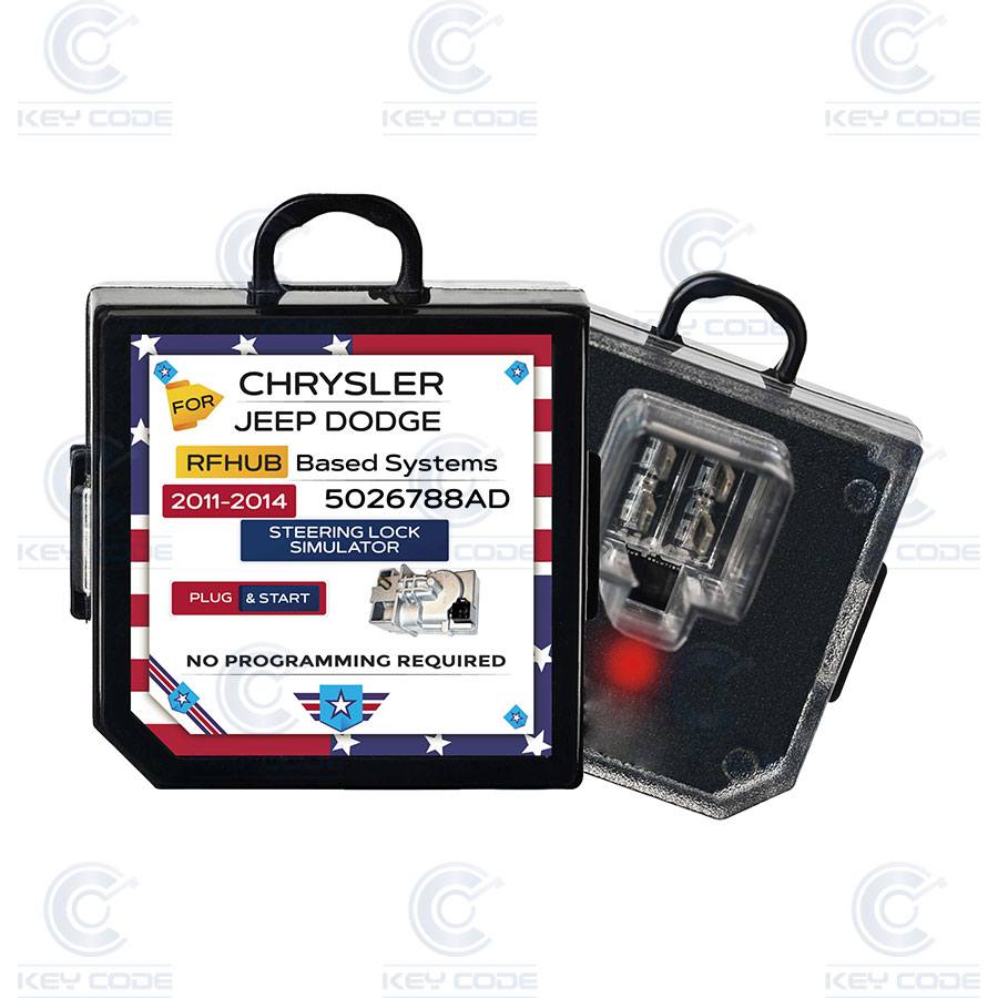 ÉMULATEUR DE BLOQUEUR DE DIRECTION CHRYSLER, JEEP, GRAND CHEROKEE, DODGE (2011-2013)