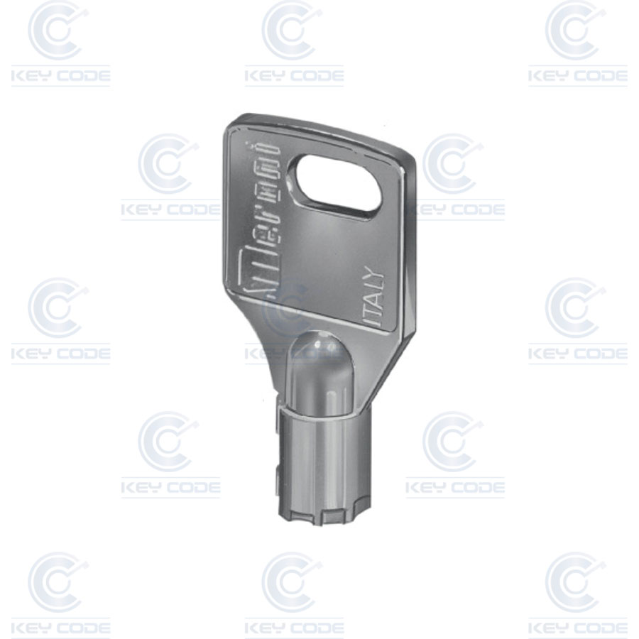LLAVE DUO CIFRADA DE CERRADURA DE PUERTA MERONI (80H1833CTXAZ) PARA UFO AUTO, UFO 2, UFO 3 SMART Y SMART DUO