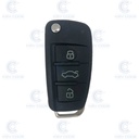 MANDO PLEGABLE AUDI DE 3 BOTONES (PLACA XHORSE XZADM1EN) XT27B 433 MHZ FSK