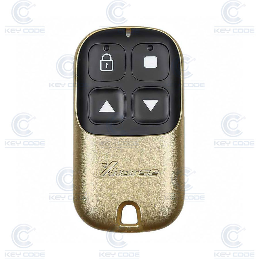 COMANDO DE GARAGEM XHORSE XKXH05EN DE 4 BOTÕES COR DOURADA