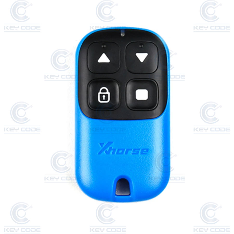 COMANDO DE GARAGEM XHORSE XKXH04EN DE 4 BOTÕES COR AZUL