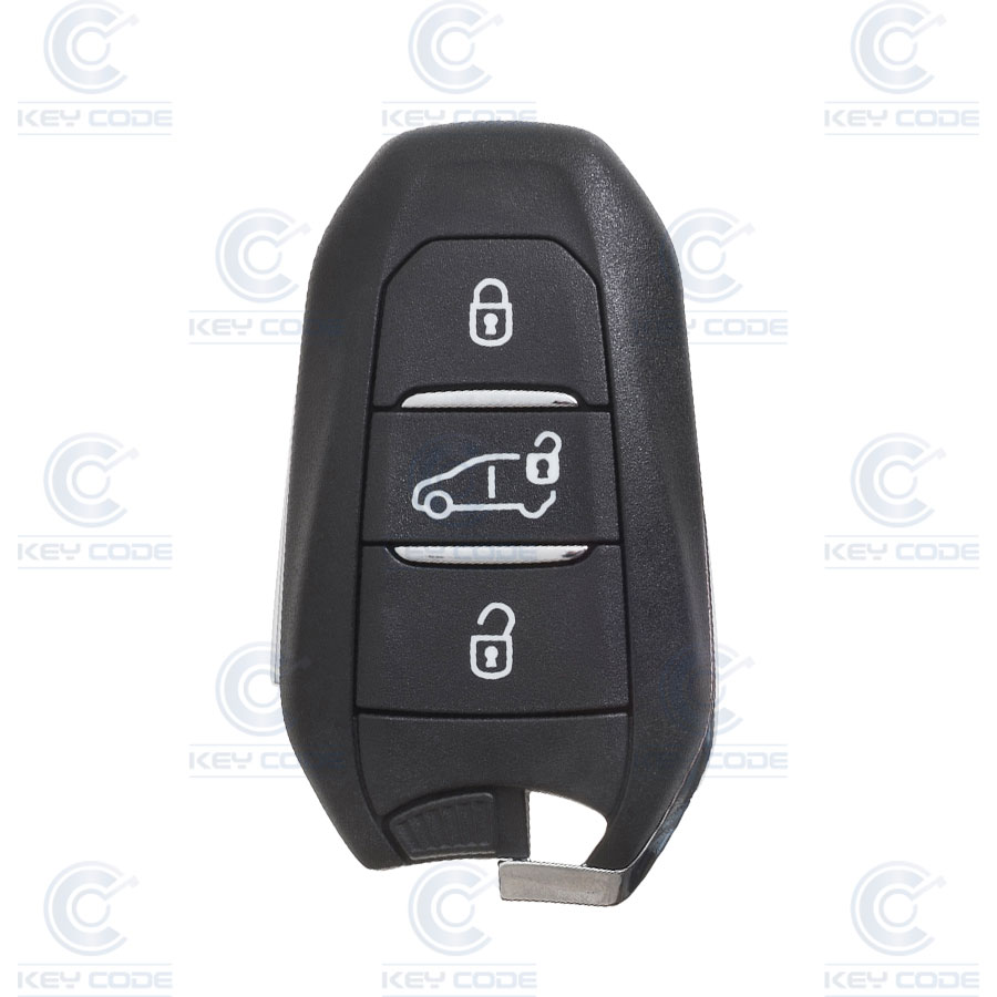 MANDO PSA DE 3 BOTONES PARA BERLINGO, DISPATCH III, JUMPY III, JUMPY 4, SPACETOURER (98097838ZD) HITAG AES ID4A PCF7953M 433 MHZ FSK - ORIGINAL -  