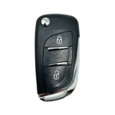 CARCASA PSA DE MANDO PLEGABLE 2 BOTONES HU83 (PILA EN CIRCUITO) 