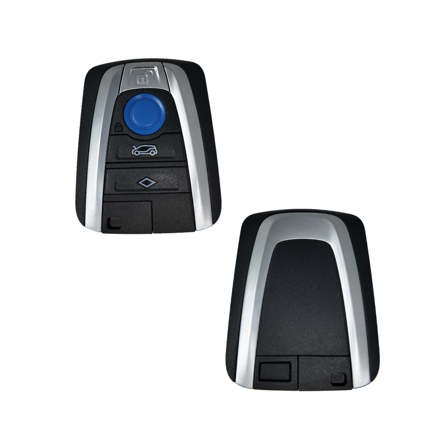 TELECOMMANDE KEYLESS BMW AVEC 4 BOUTONS POUR I3, I8 PCF7953P HITAG PRO 433 MHZ FSK HU100R