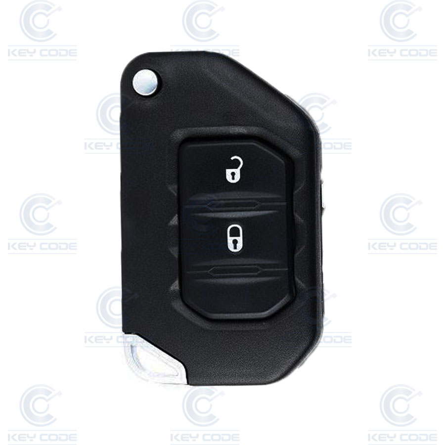 MANDO KEYLESS JEEP DE 2 BOTONES PARA WRANGLER HITAG AES PCF7939MA ID4A 433 MHZ ASK SIP22