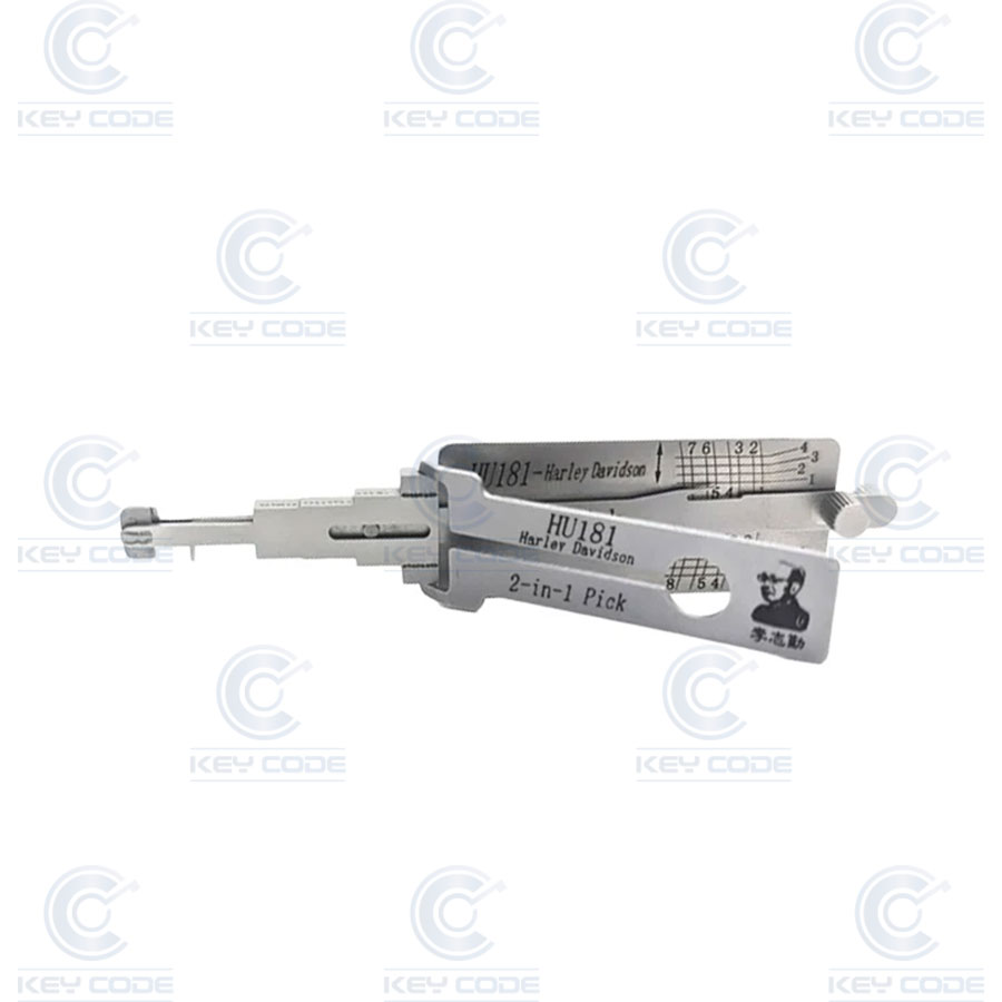 GANCHO LISHI 2 EM 1 PARA HARLEY DAVIDSON HU181 / ANTIREFLEXO